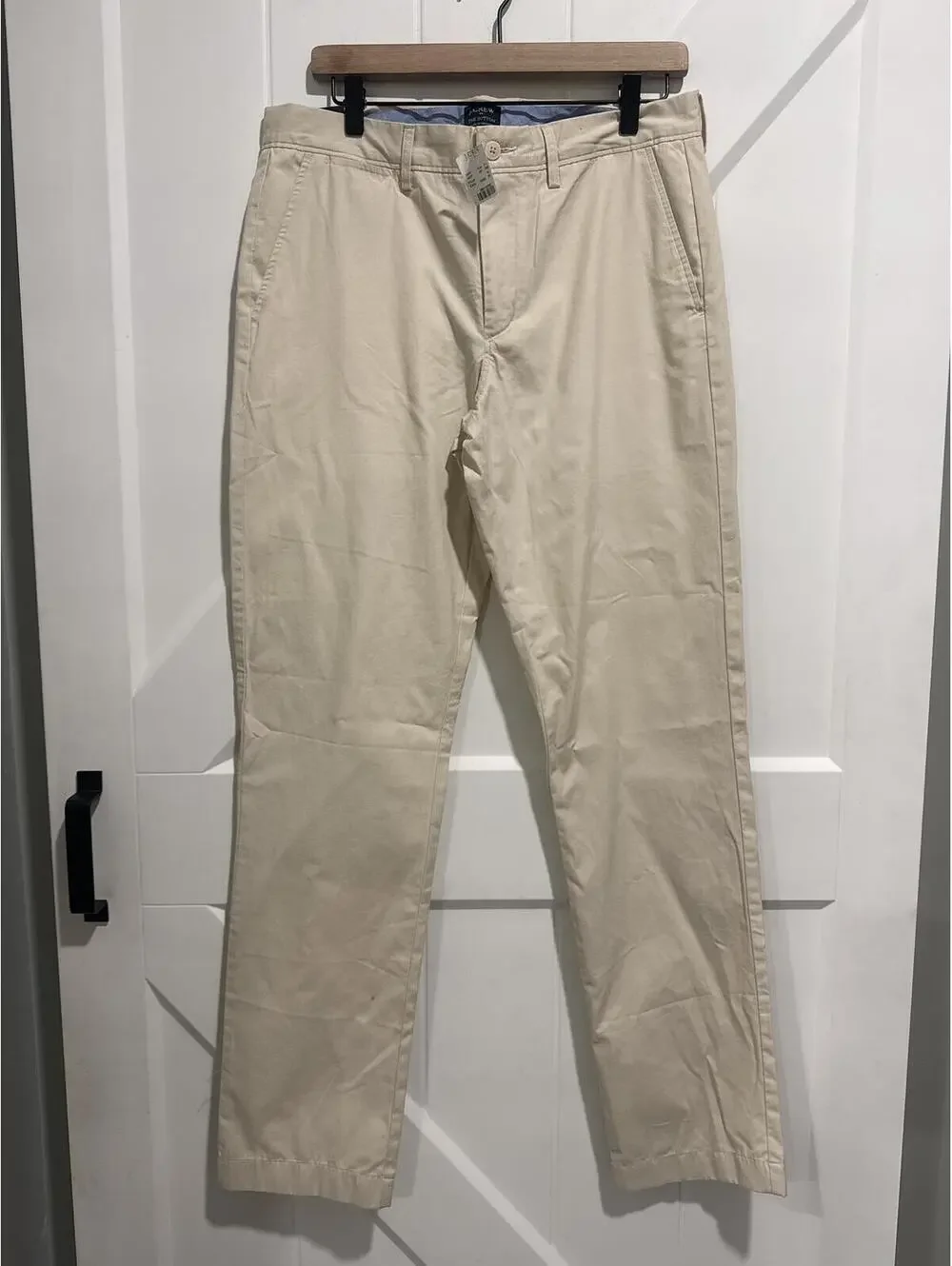 J.Crew The Sutton Summerweight Chino Pants 32x34, Beige, NWT